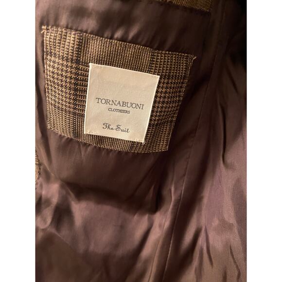Tornabuoni Brown “The Suit” Coat, NWT, size: 48 Italian - Picture 7 of 9